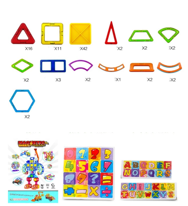 Alltoys Magnetická stavebnice 89 ks