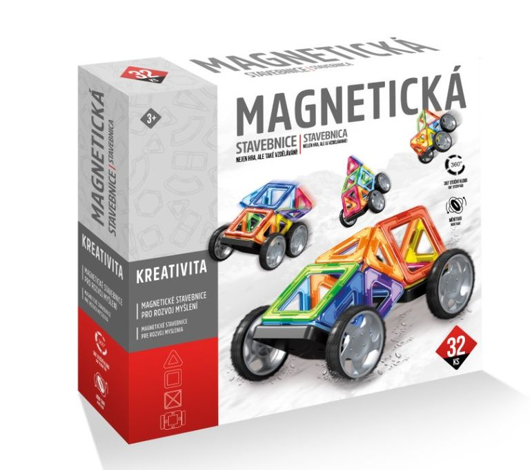 Alltoys Magnetická stavebnice 32 ks