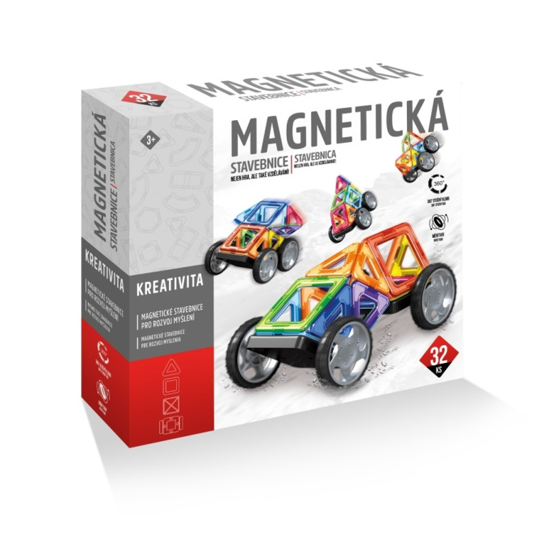 Alltoys Magnetická stavebnice 32 ks