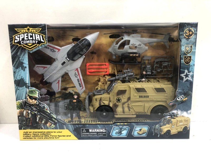Alltoys Velká vojenská sada stíhačka