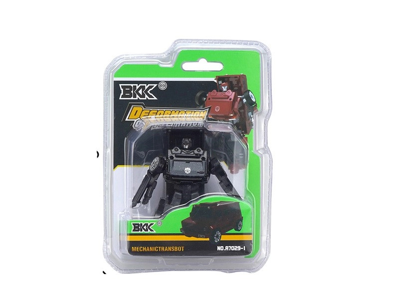 Alltoys Robo auto terénní vozidlo/požární vozidlo/vrtulník/motocyk