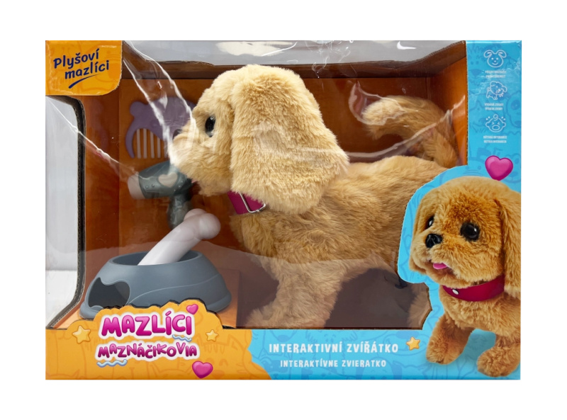 Alltoys Mazlíci hrací set pejsek Alík béžový