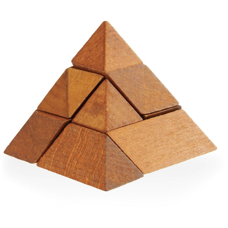 Pyramida dřevěný hlavolam