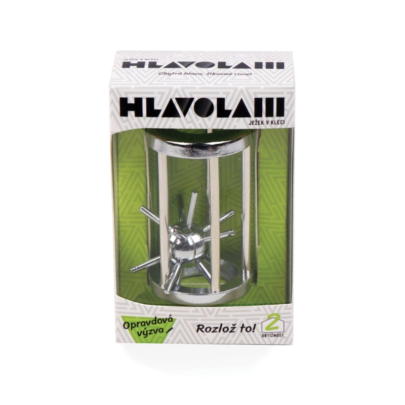 Alltoys Kovový hlavolam Ježek v kleci