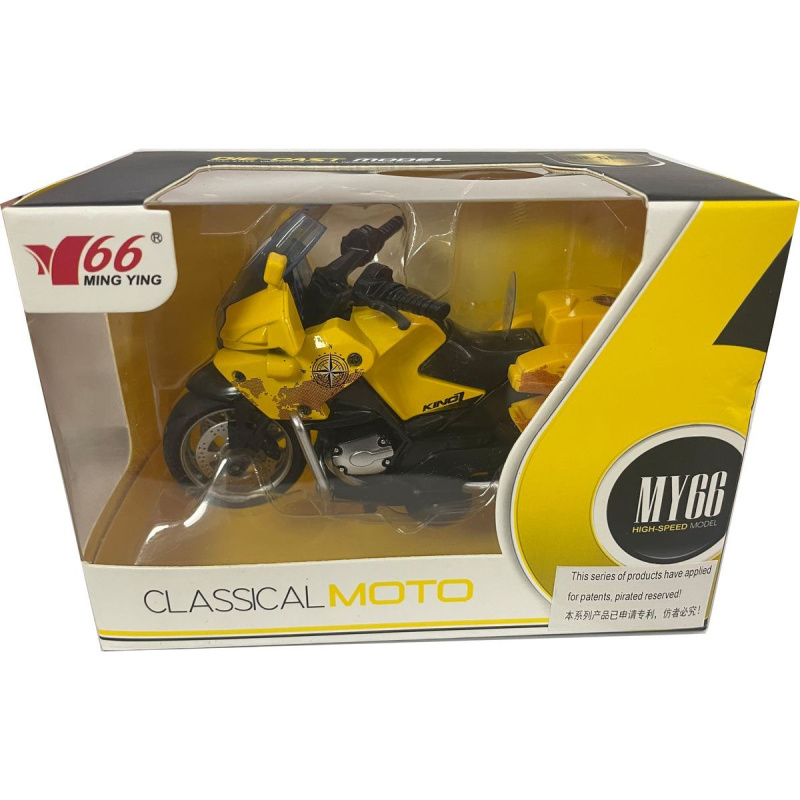 Alltoys Motorka 1217 žlutá 1:14