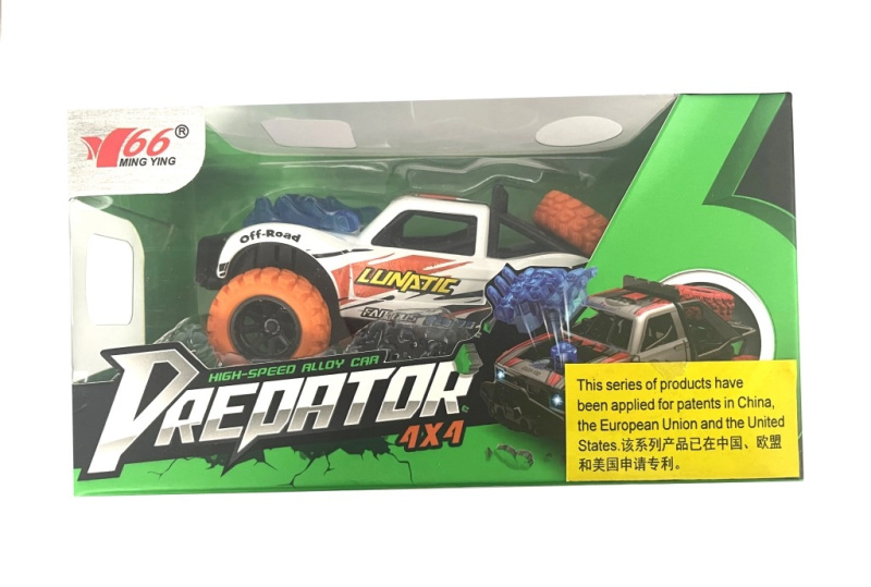 Alltoys Auto se zvukem a světlem (1 : 36 ) oranžová kola