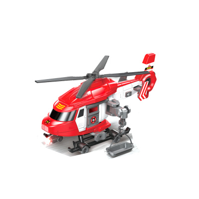 Alltoys Hasičská helikoptéra 1:16