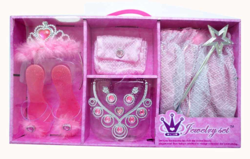 Alltoys Set pro princeznu se sukýnkou a pantoflíčky