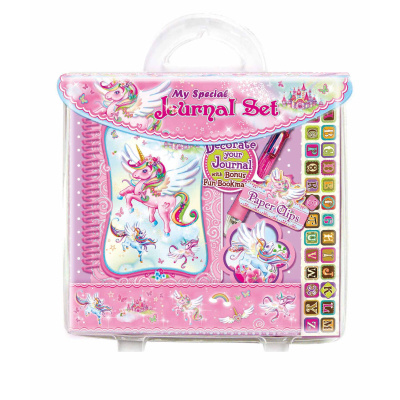 Deník set s dekoracemi