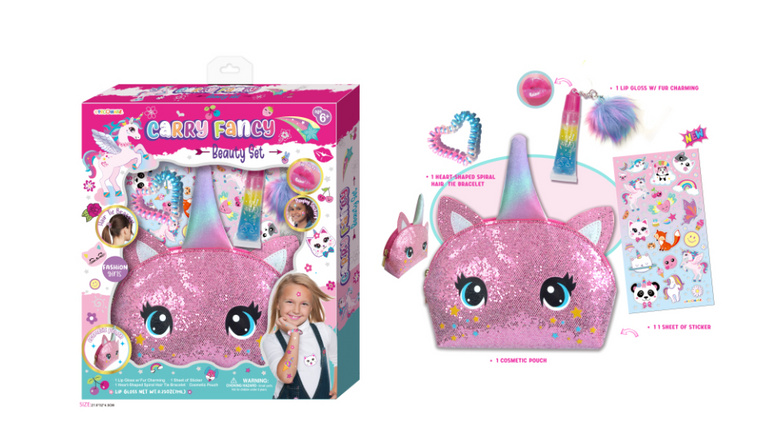 Alltoys Sada make up a nálepky s kosmetickou taškou