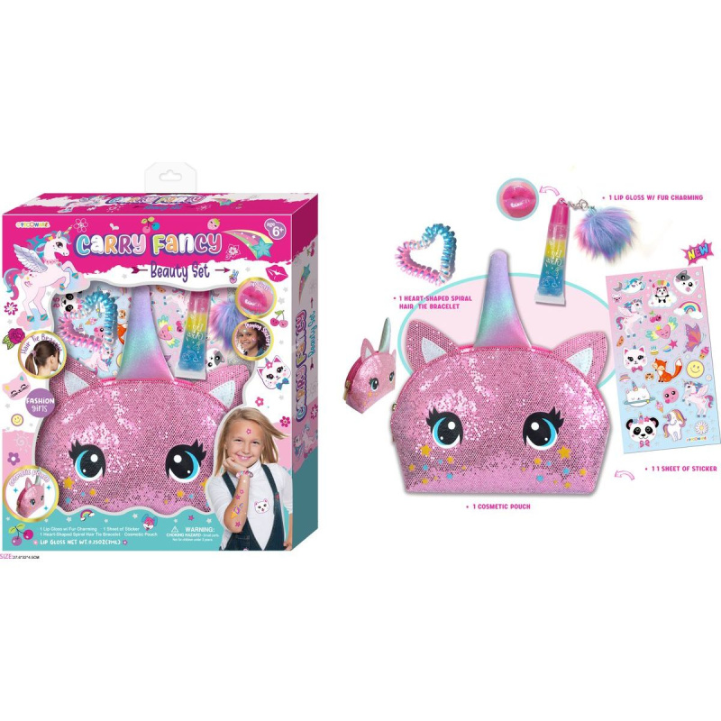 Alltoys Sada make up a nálepky s kosmetickou taškou