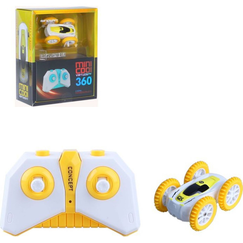 Kaskadérské RC auto mini žluté