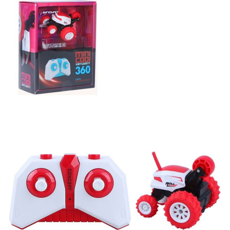 Kaskadérské RC auto mini červené
