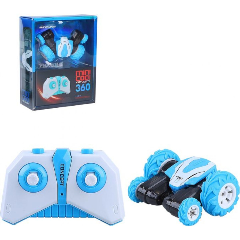 Kaskadérské RC auto mini modré