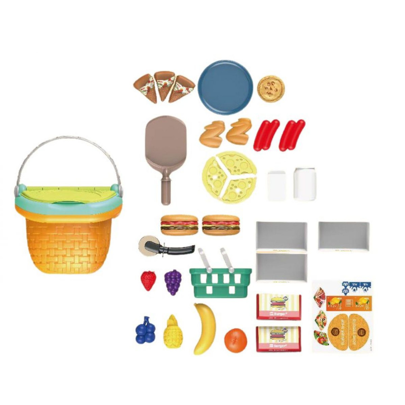 Hrací set – Piknikový Burger košík