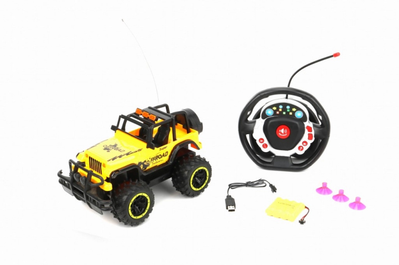 Alltoys RC džíp na dálkové ovládání červený