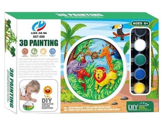 Alltoys 3D malování divoká zvířata