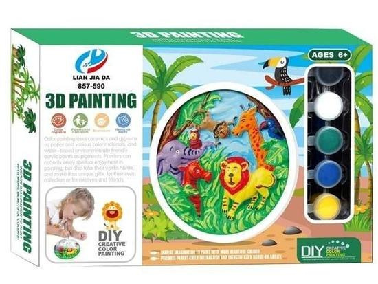Alltoys 3D malování divoká zvířata