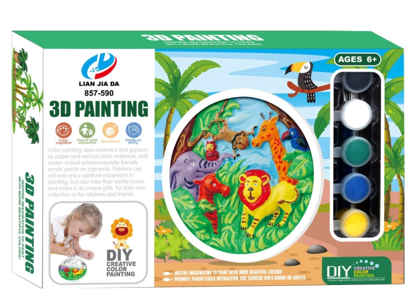 Alltoys 3D malování divoká zvířata