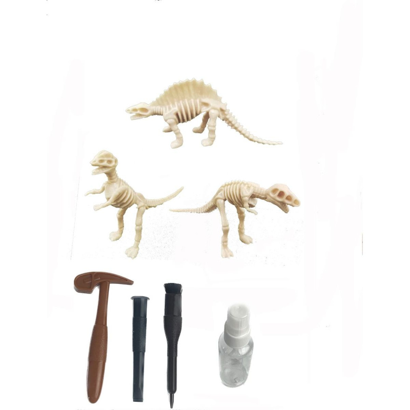 Archeologický set – dinosauři -Spinosaurus / Tyrannosaurus Rex / Signal Raptor