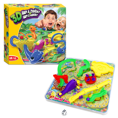 Alltoys Funville Hra 3D hadi a žebříky