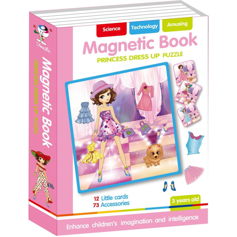 Magnetická skládačka princezny, 85 dílů