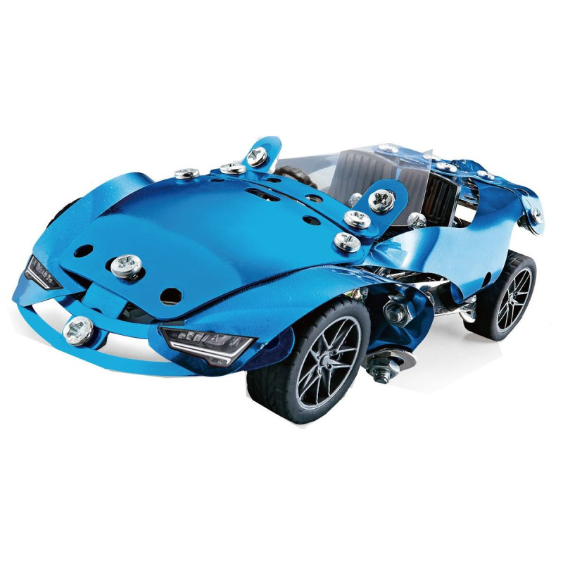 Alltoys Kovová stavebnice závodní auto 208 dílků