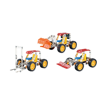 Alltoys Kovová stavebnice stavební stroj 122 dílků