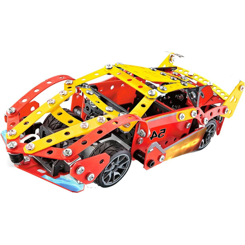 Kovová stavebnice závodní auto