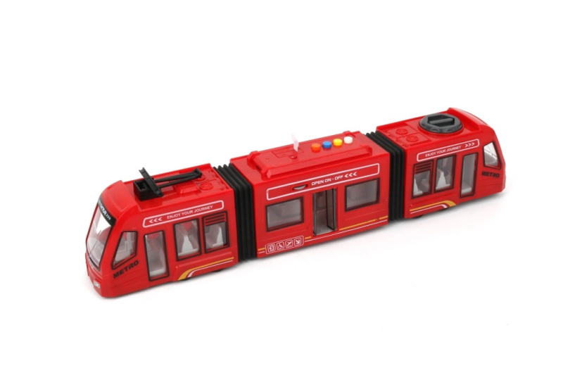 Alltoys Tramvaj na setrvačníkčervená 1:16