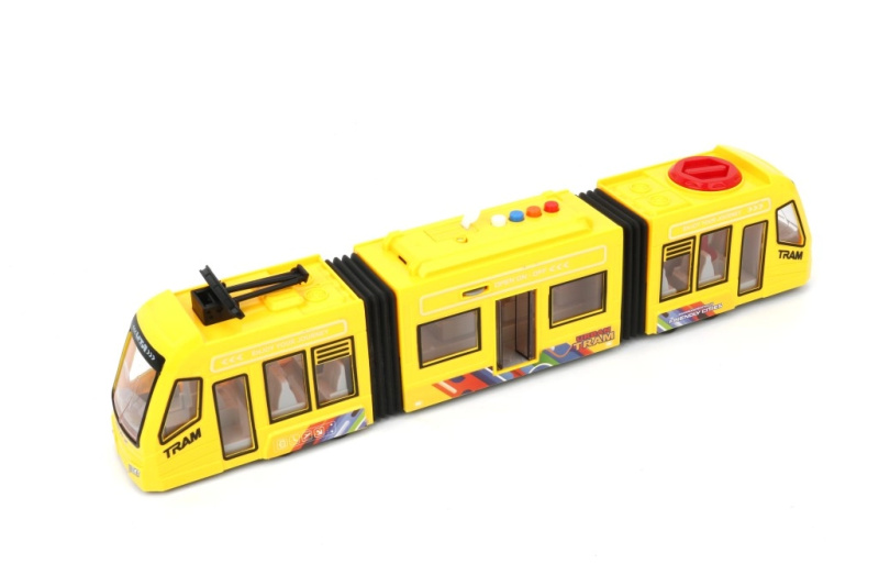 Alltoys Tramvaj na setrvačníkžlutá 1:16