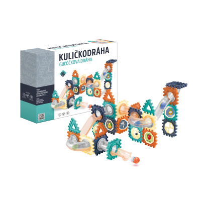 Kreativní kuličková dráha 66 dílků