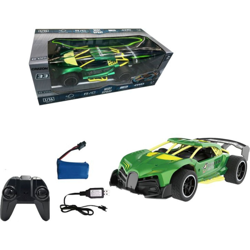 RC auto se zvukovými a kouřovými efekty