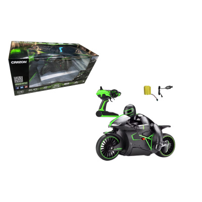 RC motorka s 2.4G ovládáním zelená