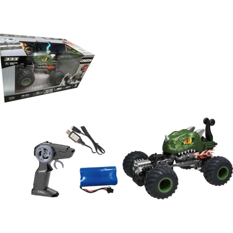 RC kaskadérské auto zelené