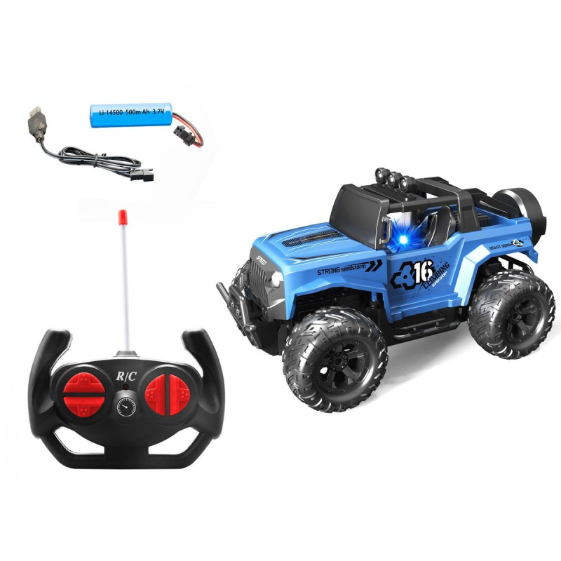 Modré terénní RC auto 1:16