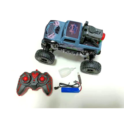 RC auto Rock Shark modré se světelnými a zvukovými efekty