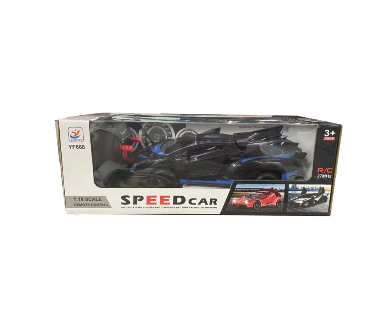 Sportovní RC auto černomodré