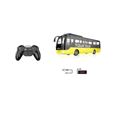 Žlutý RC autobus na dálkové ovládání