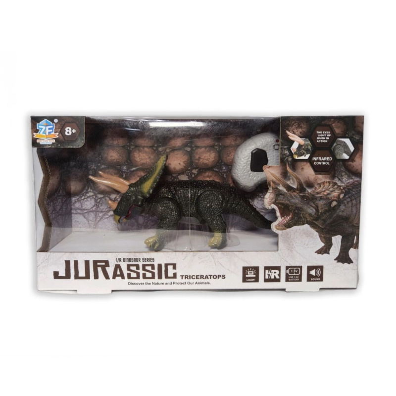 Dinosaurus Triceratops na dálkové ovládání