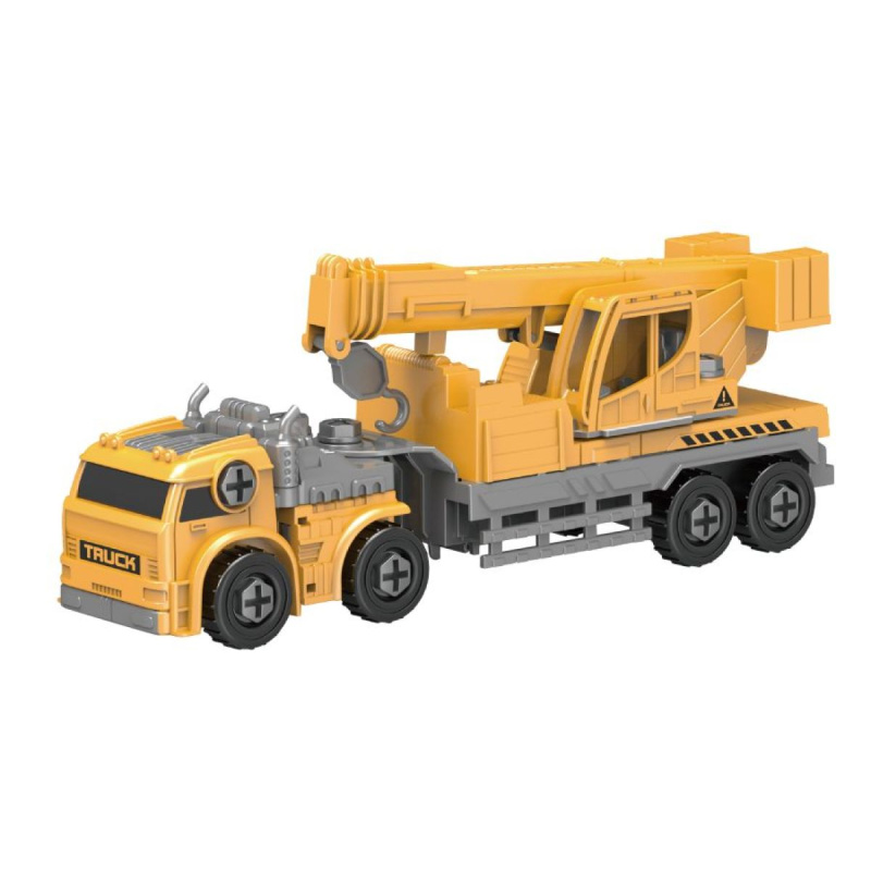 Transformer náklaďák a jeřáb robot