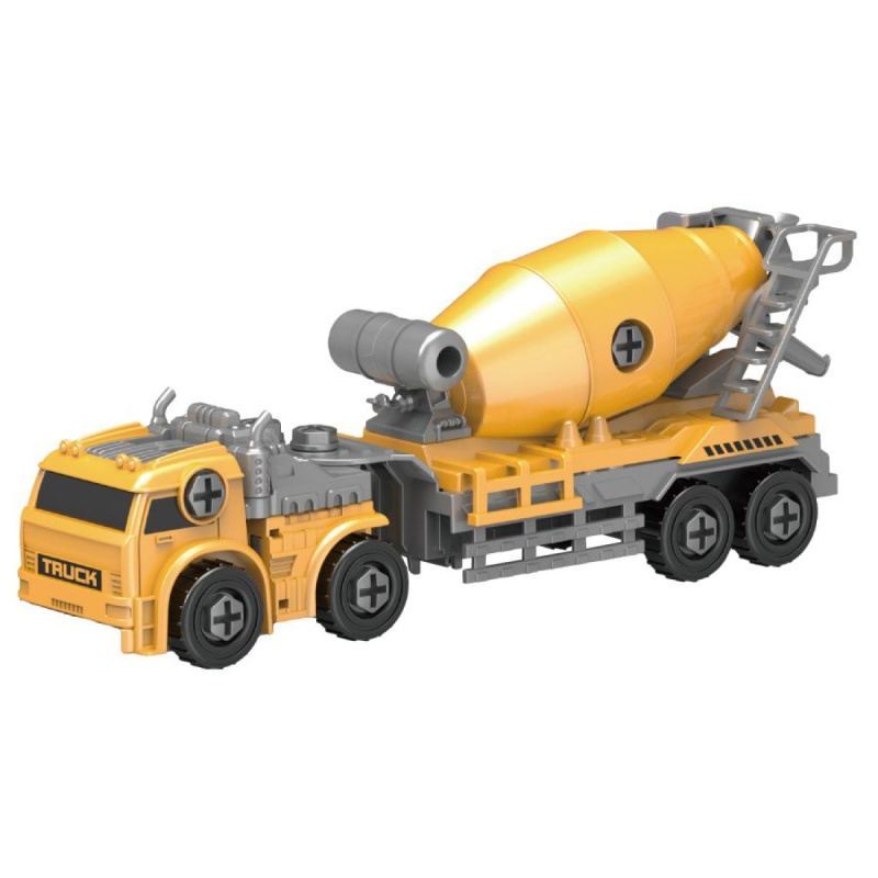 Transformer náklaďák míchačka - robot