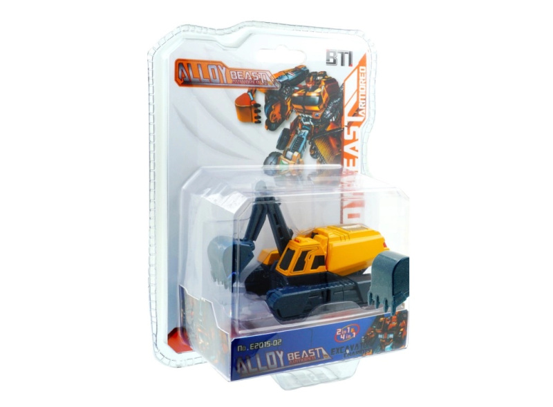 Alltoys Transformer truck stavební stroj robot (15)