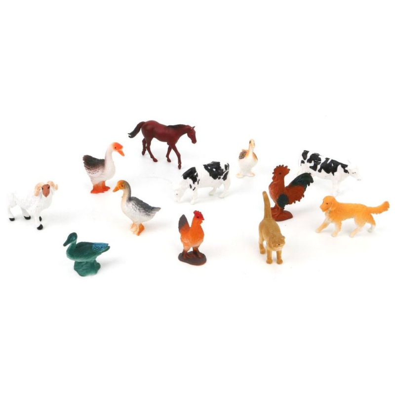 Zvířátka z farmy – sada 12 figurek