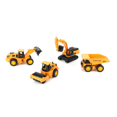Sada stavebních strojů s funkcí pull back
