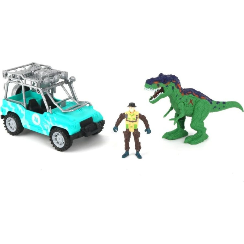 Dinosauří set s autem