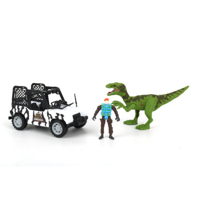 Dinosauří set s autem