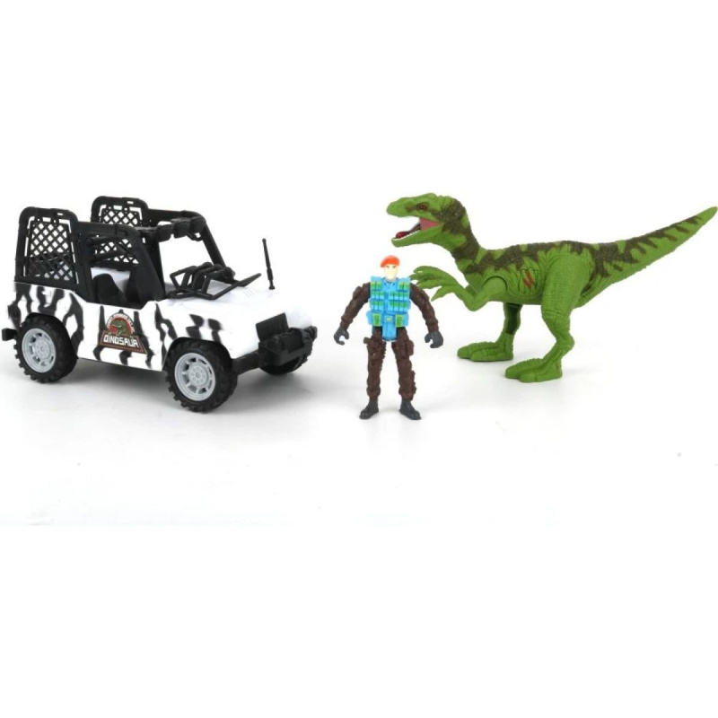 Dinosauří set s autem