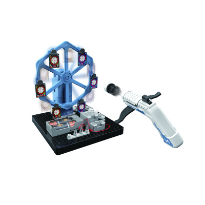 Stavebnice elektrické obvody s rotací a ozubenými koly (67 dílů)