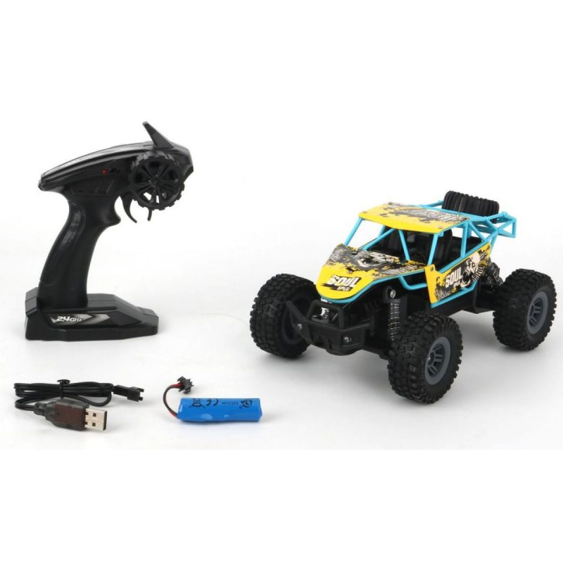 RC terénní auto žluté
